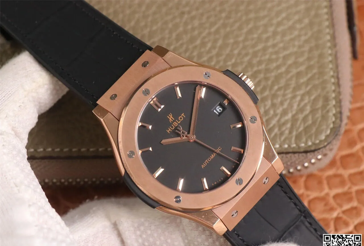 Hublot Classic Fusion 511.OX.1181.LR WWF Factory 1:1 Best Edition Replica Watch Black Dial